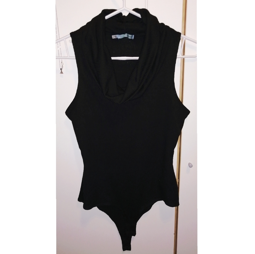 Cowl neck bodysuit